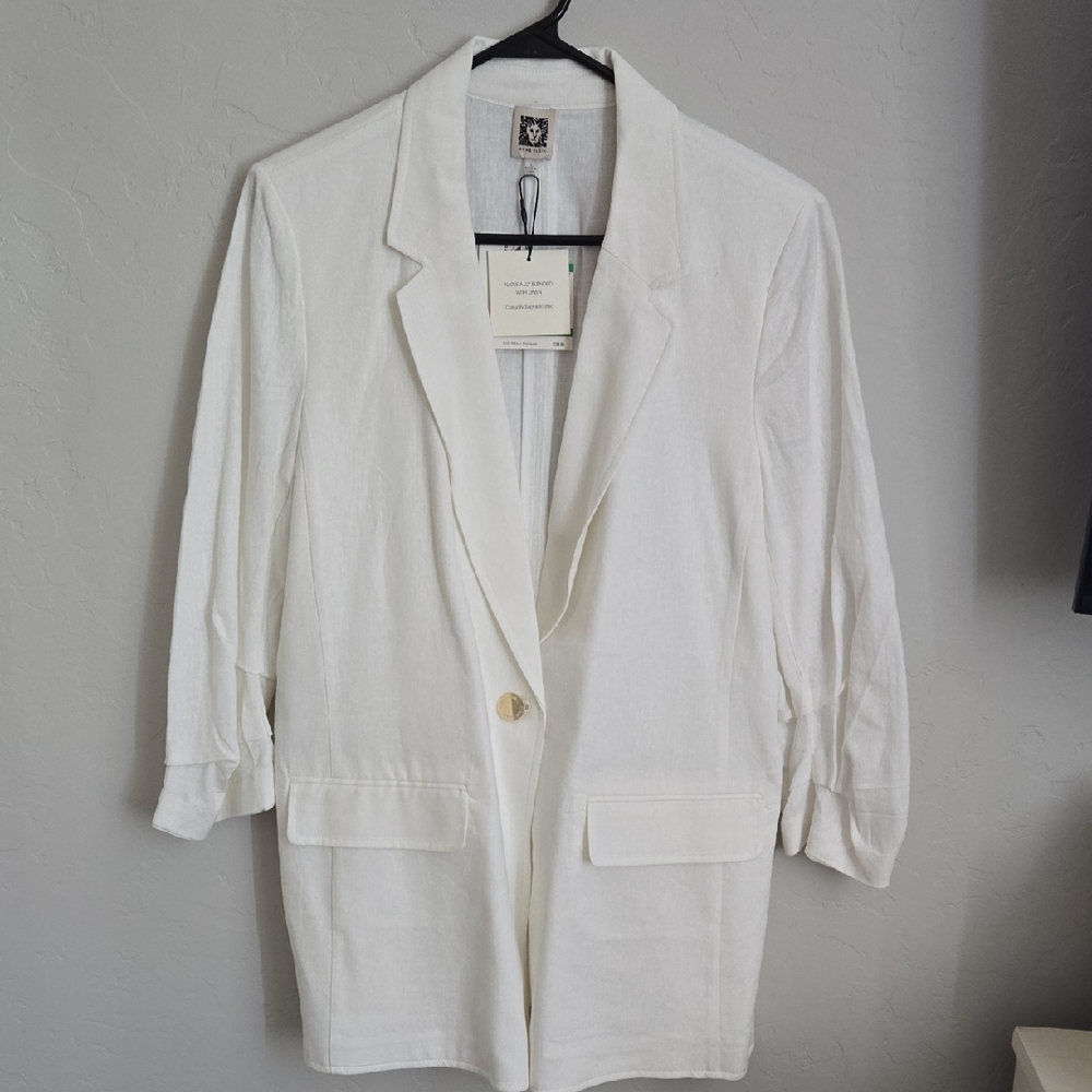 Anne Klein Classic White Blazer